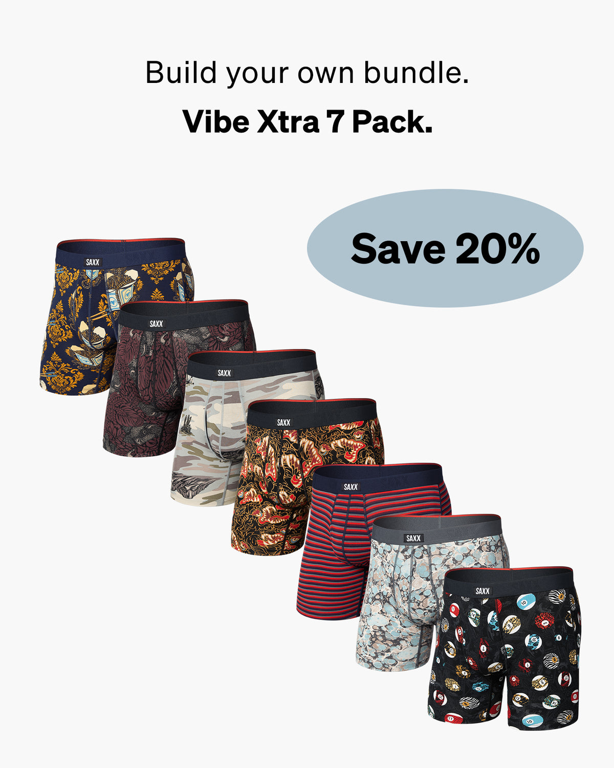 Build Your Own Vibe Xtra Soft Comfort (7 Pack)
