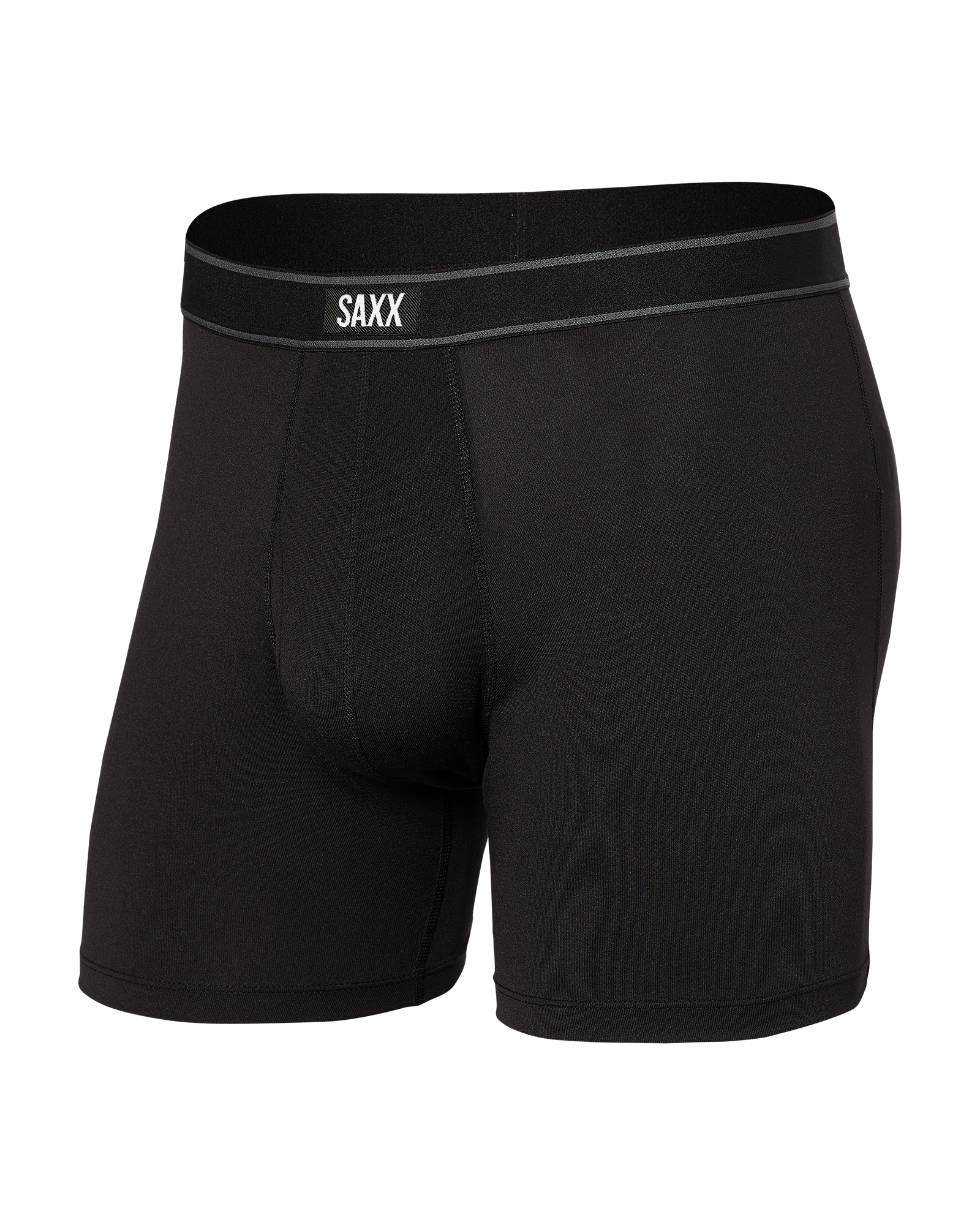 Front of Daytripper Boxer Brief Fly in Black