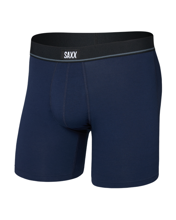 Front of Essential Cotton Boxer Brief in Maritime