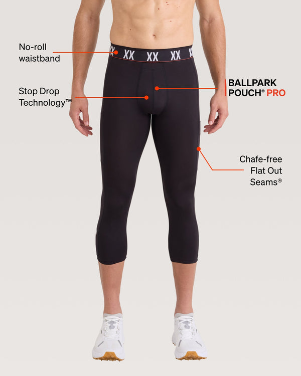 SAXX Underwear Multi-Sport Mesh Tights technology graphic