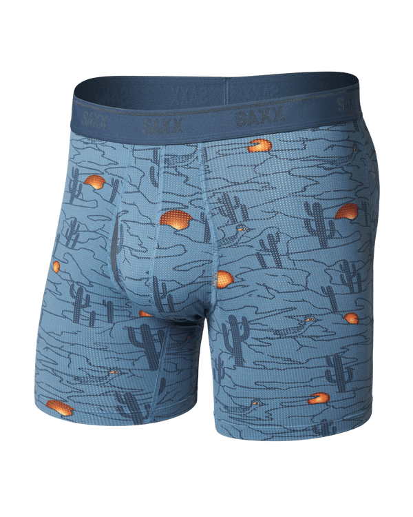 Front of Quest Quick-Dry Mesh in Canyonlands-Washed Blue