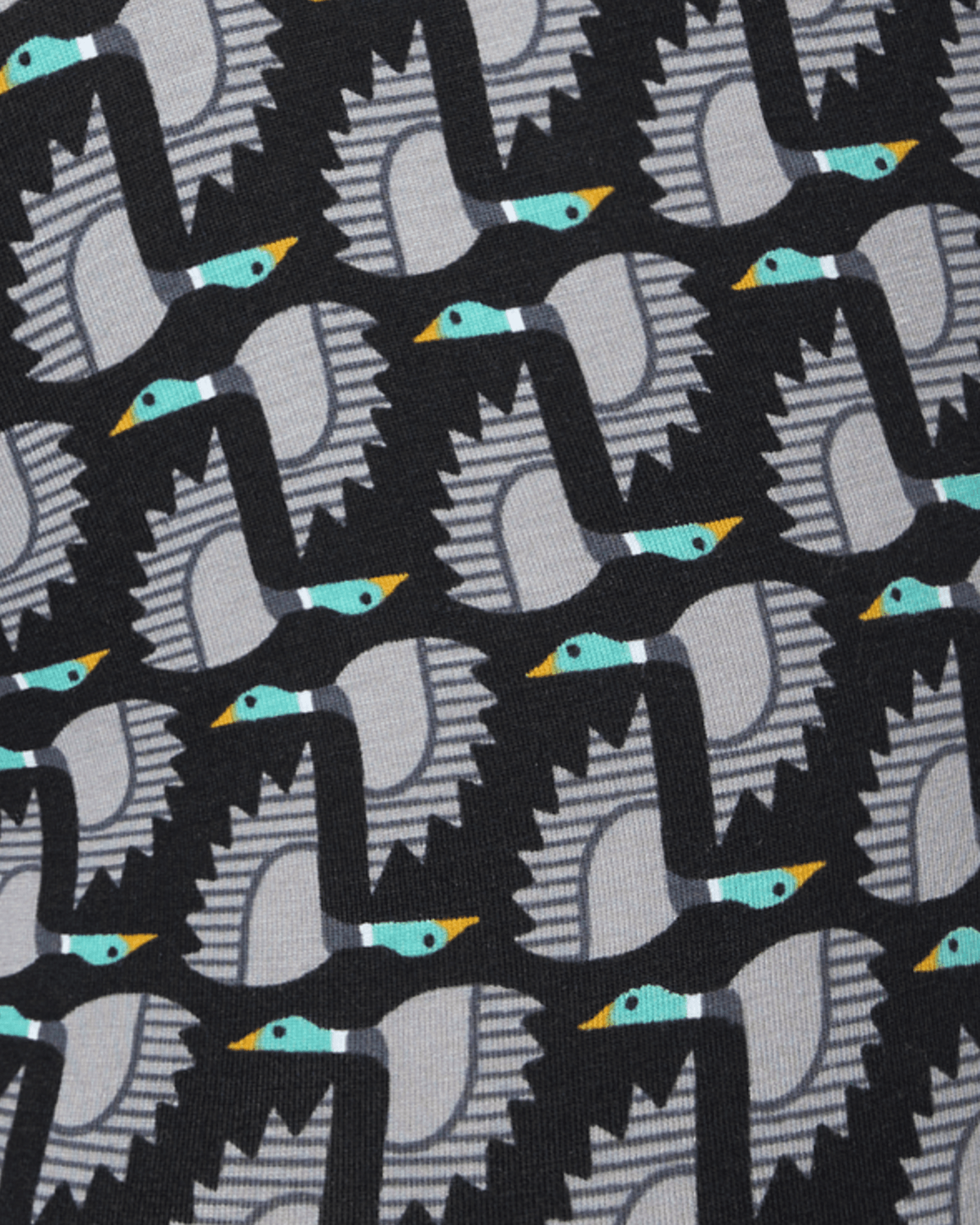 Swatch of Flight Pattern-Black