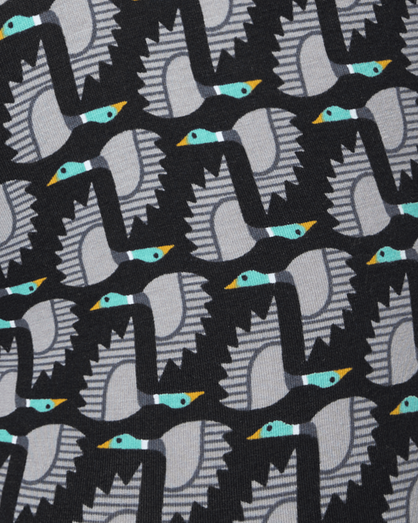 Swatch of Flight Pattern-Black