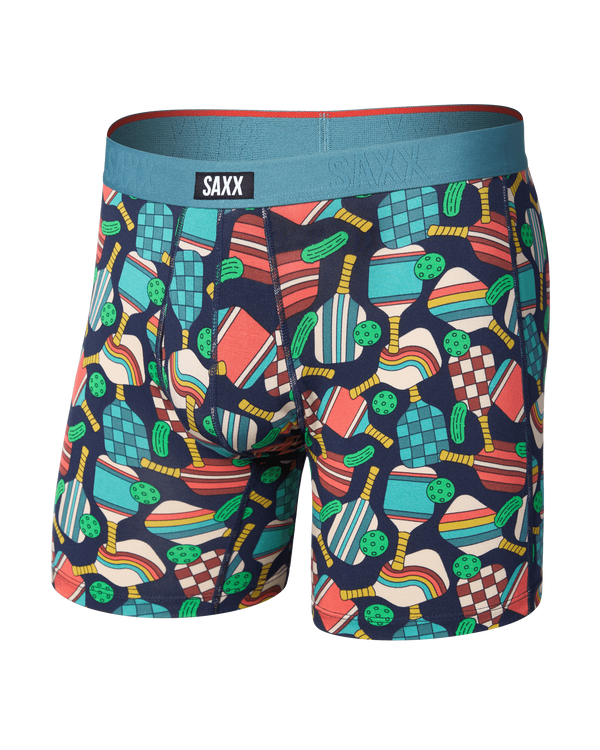 Front of Vibe Xtra Soft Comfort Boxer Brief in Dillball-Seascape