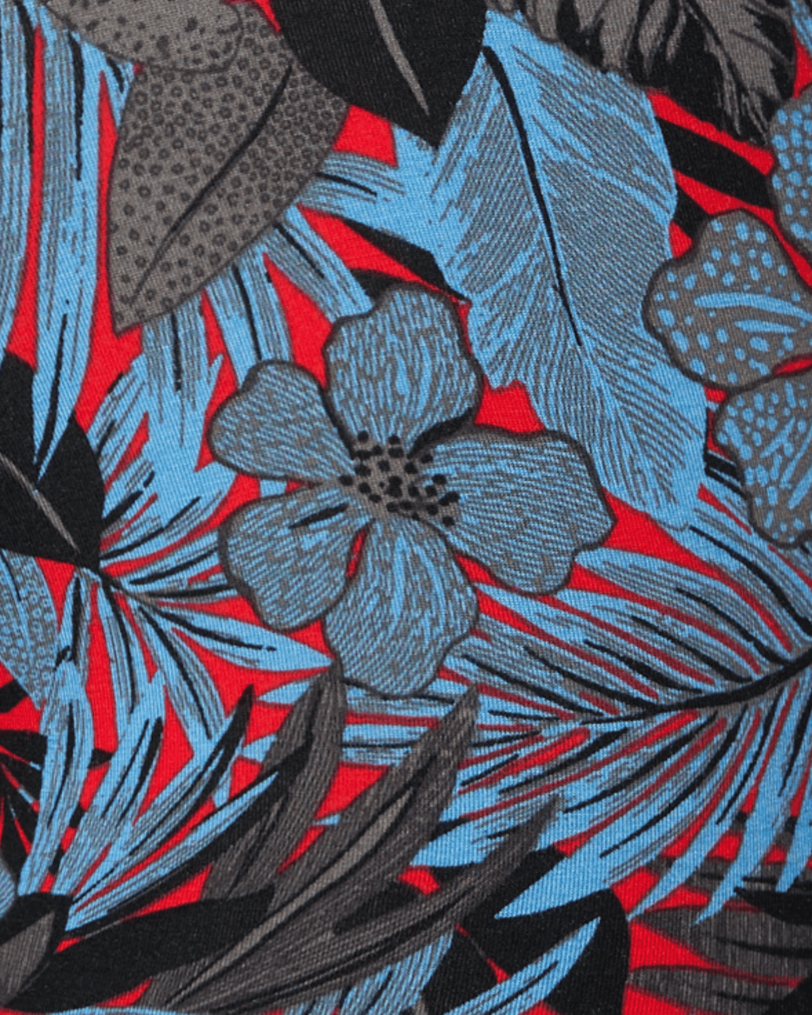 Swatch of Night Garden-Red Hot