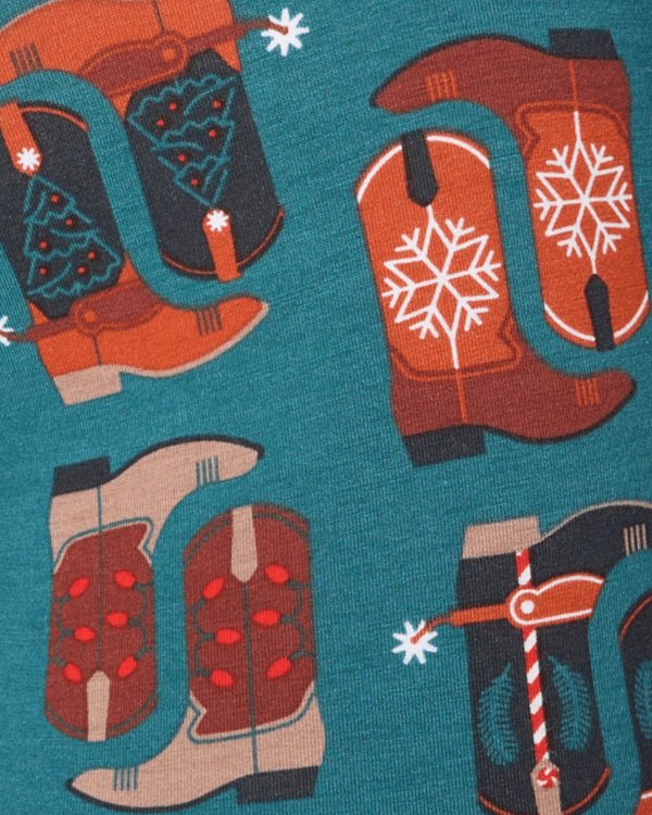 Swatch of St. Nicks Kicks-Teal
